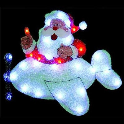 Фигура  led , Дед Мороз на самолёте Новогодние товары/Китай